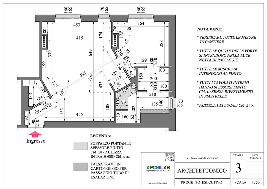 Ristrutturazione Progetto Architettonico